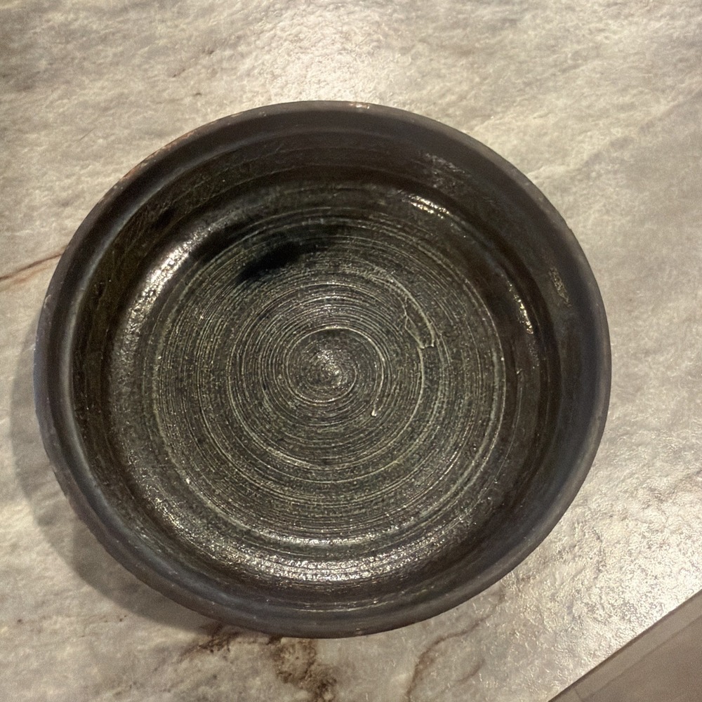 Vtg Ken‎ Jensen Signed Studio Art Pottery Raku Landscape Dresser Jar 1989 HTF - Picture 4 of 8